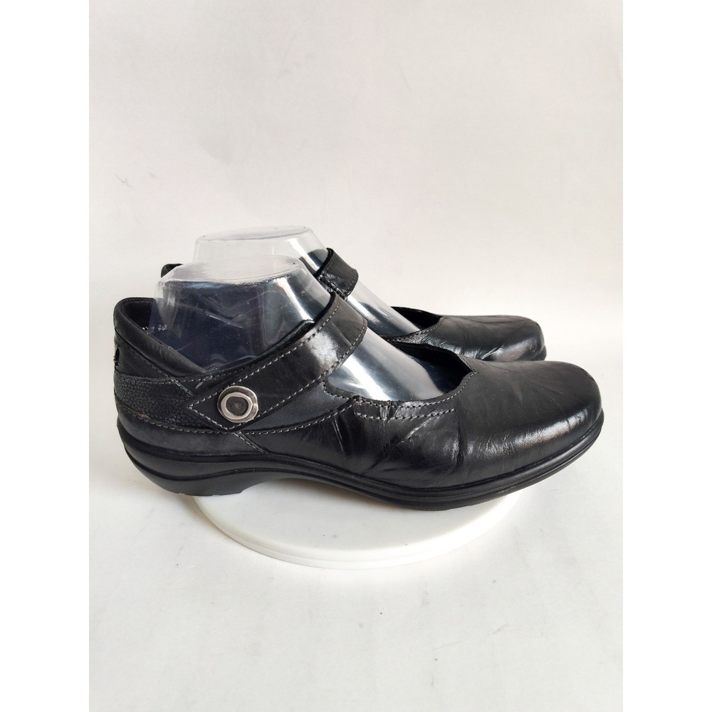 Romika Mary Jane Flats 9.5 40 Leather Comfort Shoes Academia Twee Minimalist